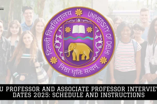 DU Professor and Associate Professor Interview Dates 2025