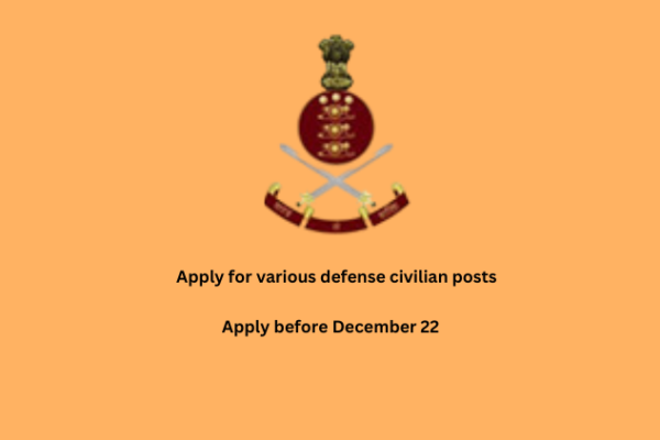 Apply for various Defence civilian posts Apply for various defense civilian posts