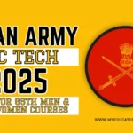 Indian Army SSC Tech 2025