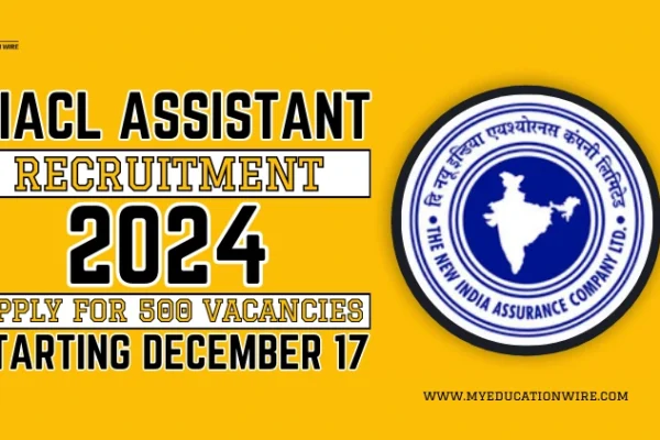 NIACL Assistant Recruitment 2024
