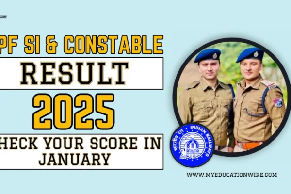 RPF SI and Constable Result 2025