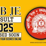 RRB JE Result 2025