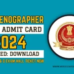 SSC Stenographer Tier-1 Admit Card 2024