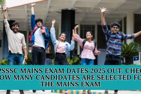 UPSSSC Mains Exam Dates 2025 Out
