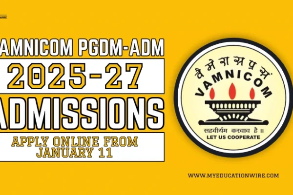 VAMNICOM PGDM-ADM 2025-27 Admissions