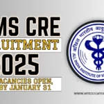 AIIMS CRE Recruitment 2025
