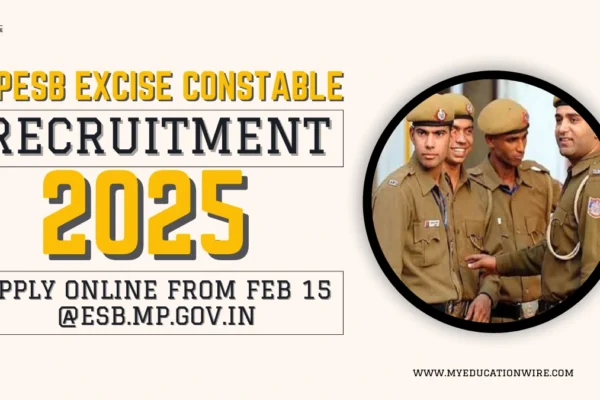 MPESB Excise Constable Recruitment 2025