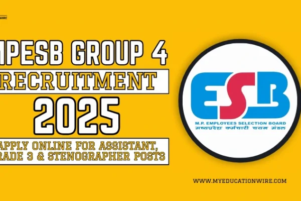 MPESB Group 4 Recruitment 2025: Admit card is live now download MPESB Group 4 Recruitment 2025