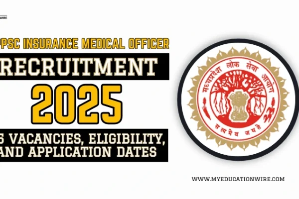 MPPSC Insurance Medical Officer Recruitment 2025