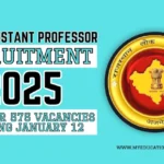 RPSC Assistant Professor Recruitment 2025