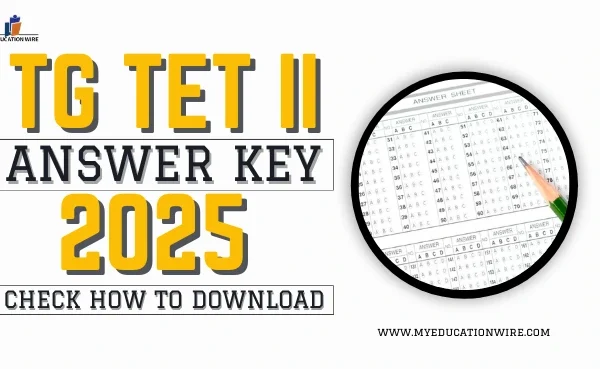 TG TET II Answer Key 2025