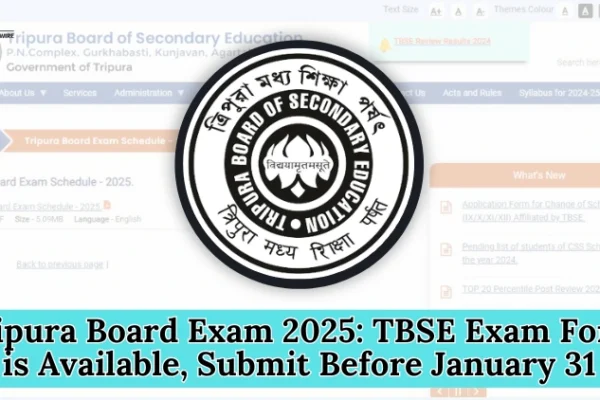 Tripura Board Exam 2025