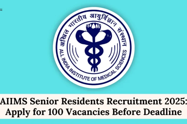 AIIMS Senior Residents Recruitment 2025