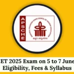 AP PGECET 2025 Exam on 5 to 7 June