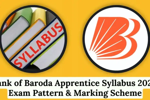Bank of Baroda Apprentice Syllabus 2025: Exam Pattern & Marking Scheme Bank of Baroda Apprentice Syllabus 2025