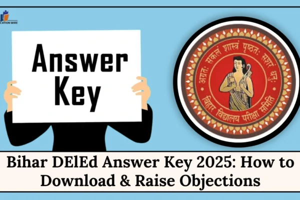Bihar DElEd Answer Key 2025