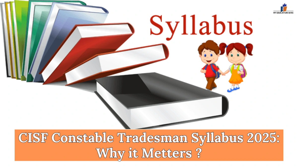 CISF Constable Tradesman Syllabus 2025