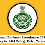 HPSC Assistant Professor Recruitment 2025 Reopens