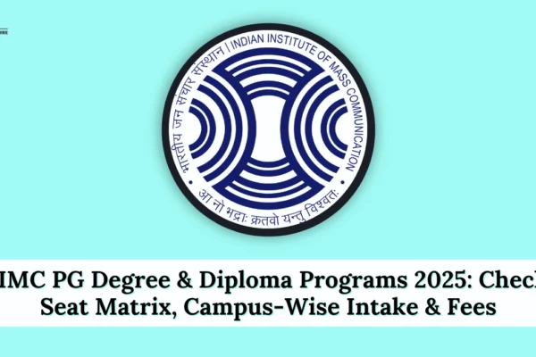 IIMC PG Degree and Diploma Programs 2025