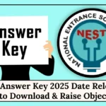 NEST Answer Key 2025