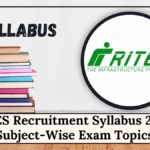 RITES Recruitment Syllabus 2025