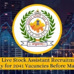 RSMSSB Live Stock Assistant Recruitment 2025