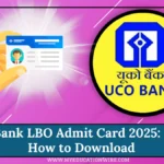 UCO Bank LBO Admit Card 2025