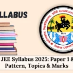 UP B.Ed JEE Syllabus 2025