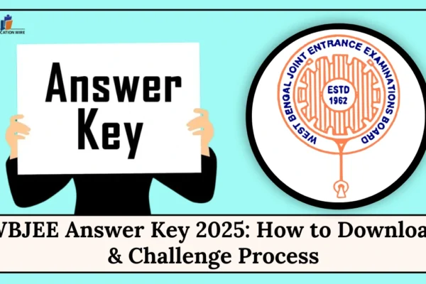 WBJEE Answer Key 2025