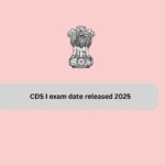 CDS I exam date released 2025