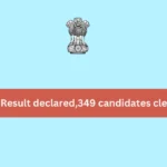 CDS II Result declared,349 candidates cleared it