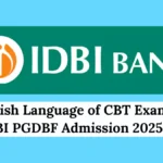 IDBI PGDBF Admission