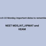 March 10 Monday important dates to remember