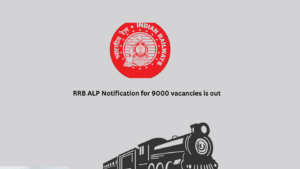 RRB ALP Notification for 9000 vacancies is out