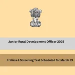 Junior Rural Development Officer 2025