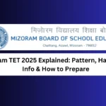 Mizoram TET 2025 Explained Pattern, Hall Ticket Info & How to Prepare