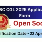 SSC CGL 2025 Application Form