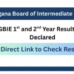 TGBIE 1st and 2nd Year Result 2025 Declared