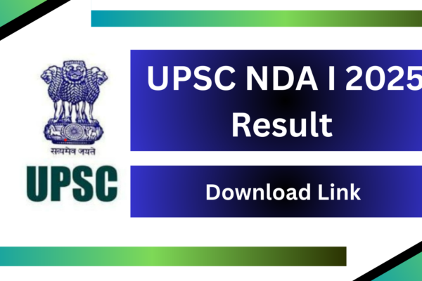 UPSC NDA I 2025 Result