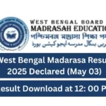 West Bengal Madarasa Result 2025 Declared (May 03)