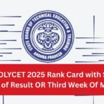 AP POLYCET 2025 Rank Card with Same Day of Result OR Third Week Of May