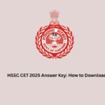 HSSC CET 2025 Answer Key: How to Download
