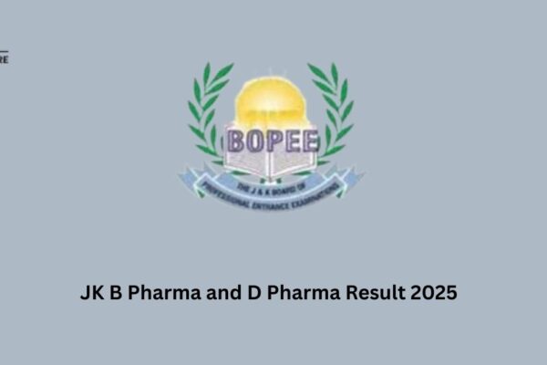 JK B Pharma and D Pharma Result 2025