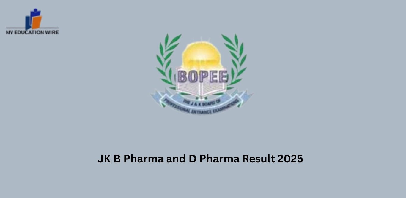 JK B Pharma and D Pharma Result 2025