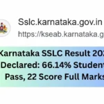 Karnataka SSLC Result 2025 Declared 66.14% Students Pass, 22 Score Full Marks