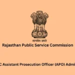 RPSC Assistant Prosecution Officer (APO) Admit Card 2025