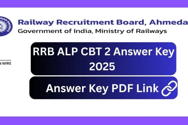RRB ALP CBT 2 Answer Key 2025