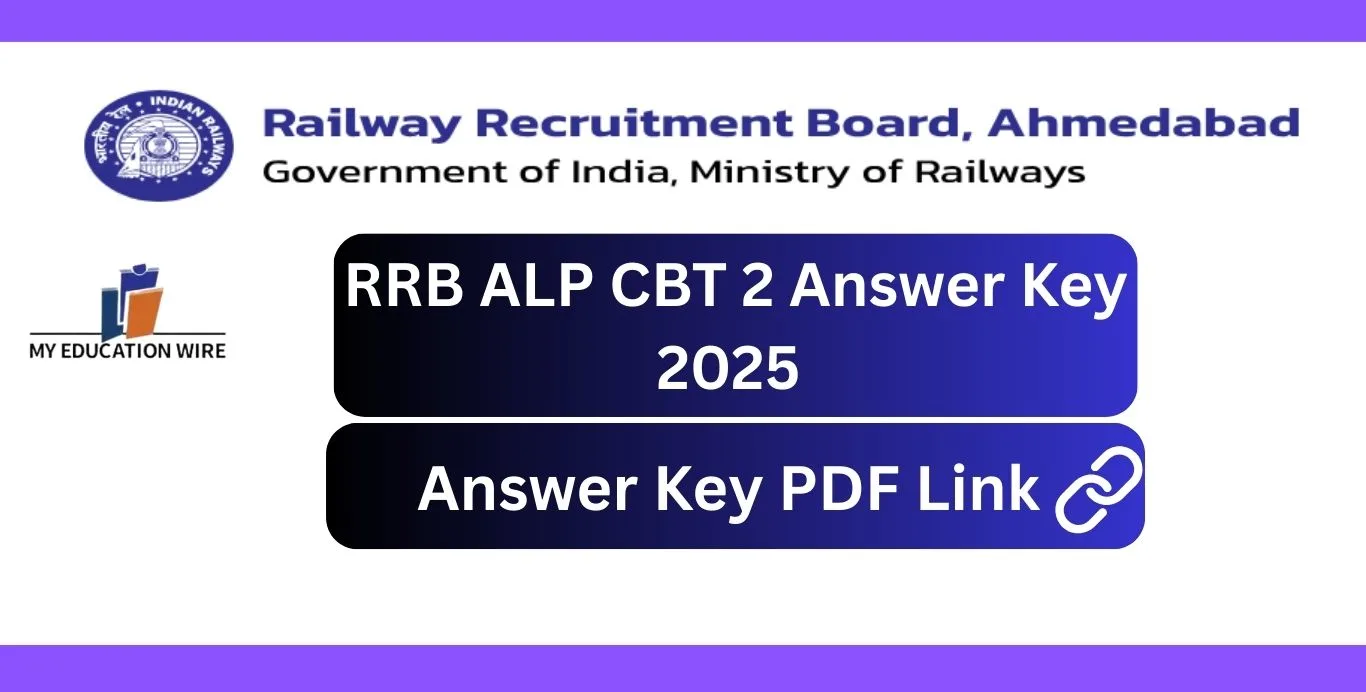 RRB ALP CBT 2 Answer Key 2025