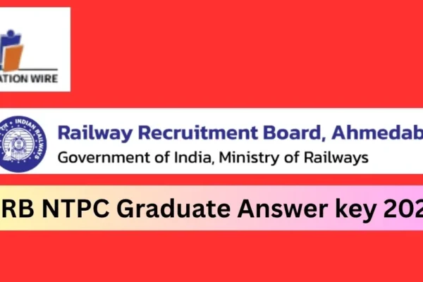 RRB NTPC Graduate Answer key 2025 Released today 1 July RRB NTPC Graduate Answer key 2025