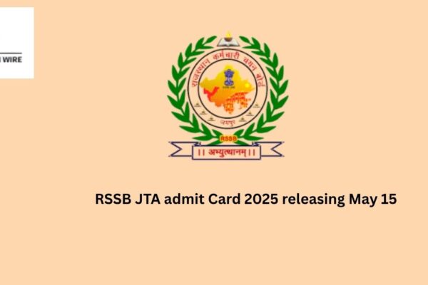 RSSB JTA 2025 Admit Card Releasing May 15 RSSB JTA admit Card 2025 releasing May 15